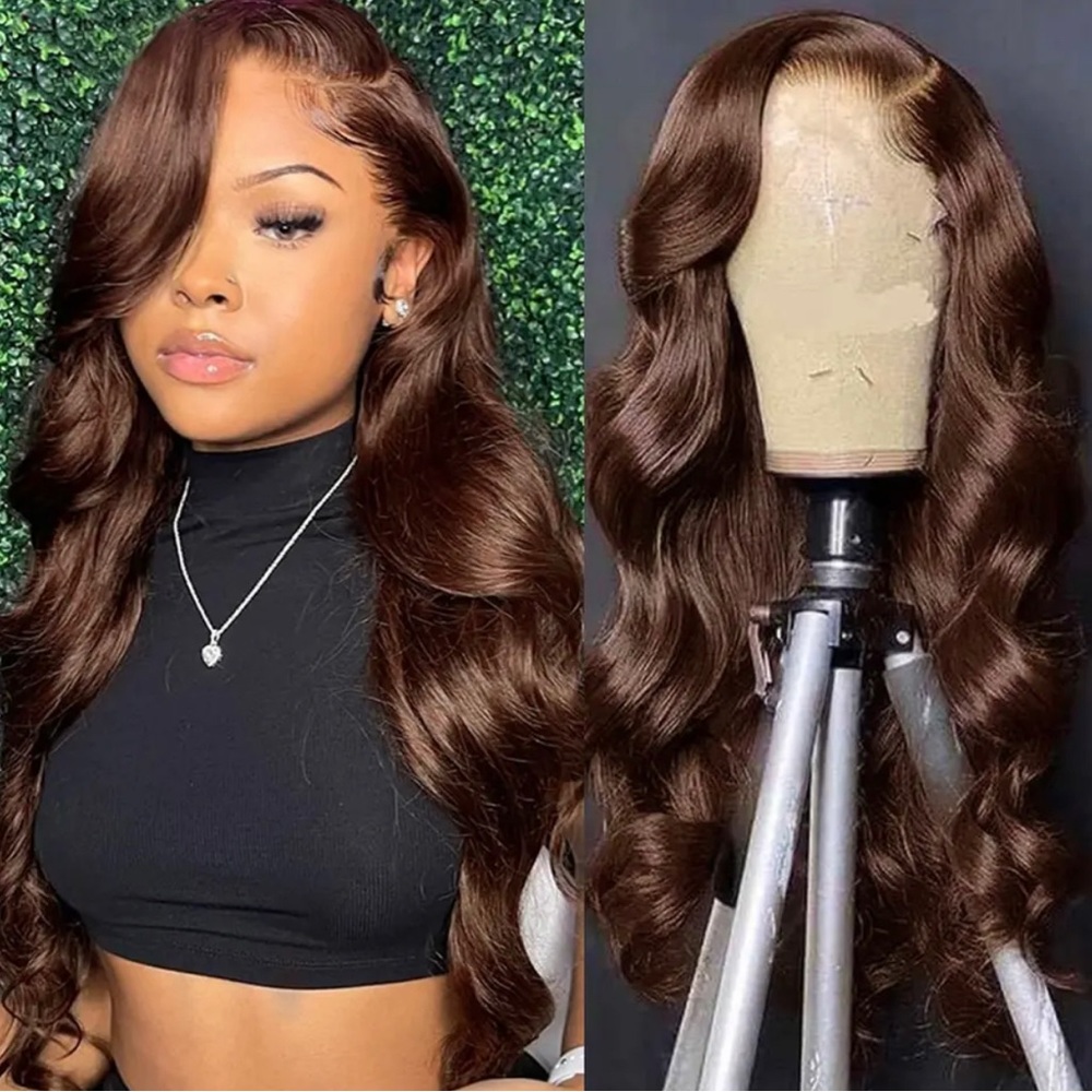✨SOLD✨24in Body Wave Lace Front Wig Includes free Wave Curling Iron